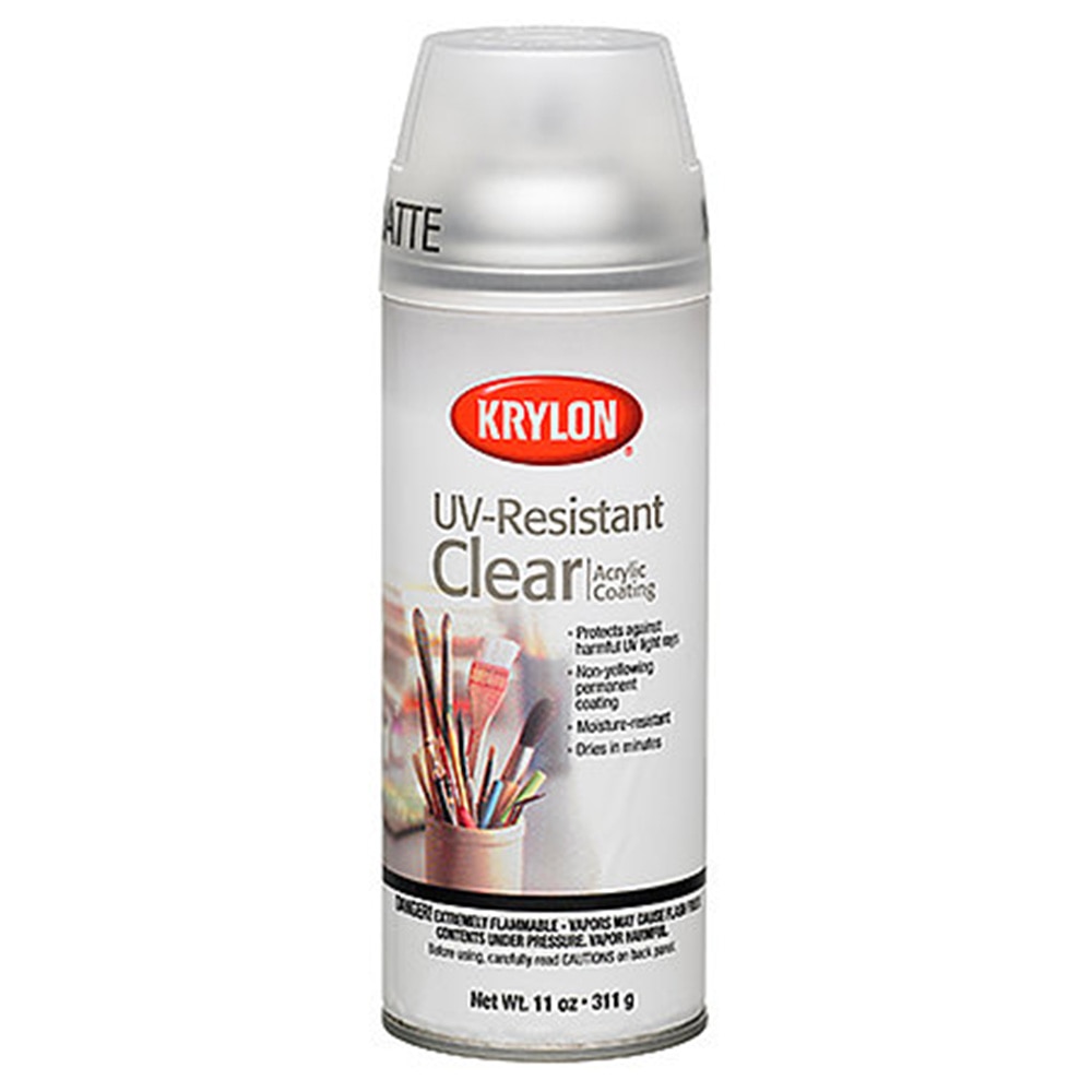 Fixatives/Topcoats, Art & School, Krylon, UV Resist Matte Spray, 11 ounce, 3102
